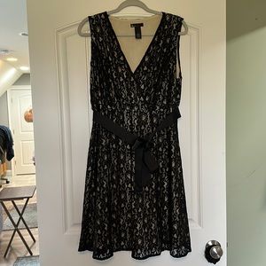 Lane Bryant Black Lace Dress